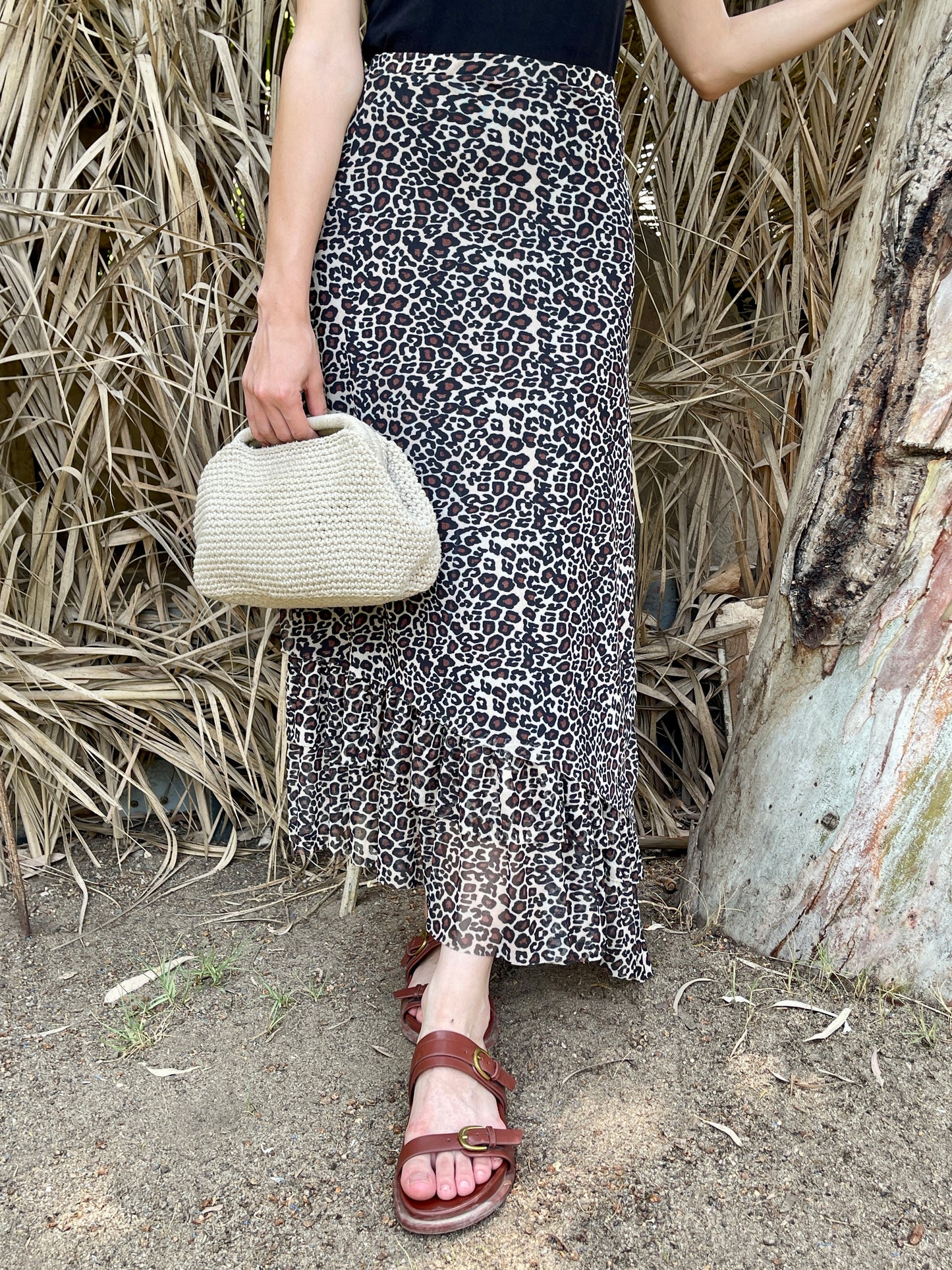 Leopard skirt