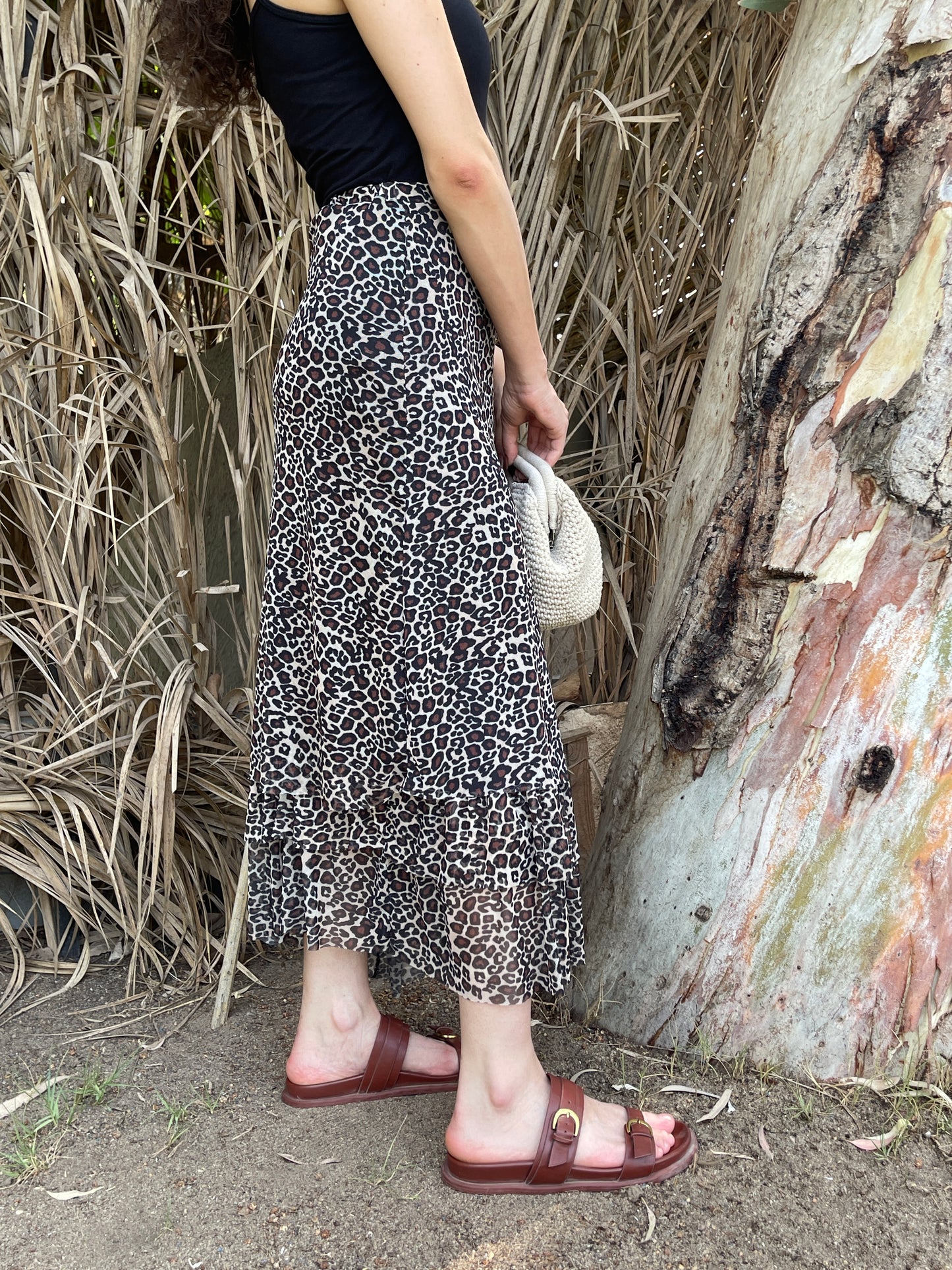 Leopard skirt