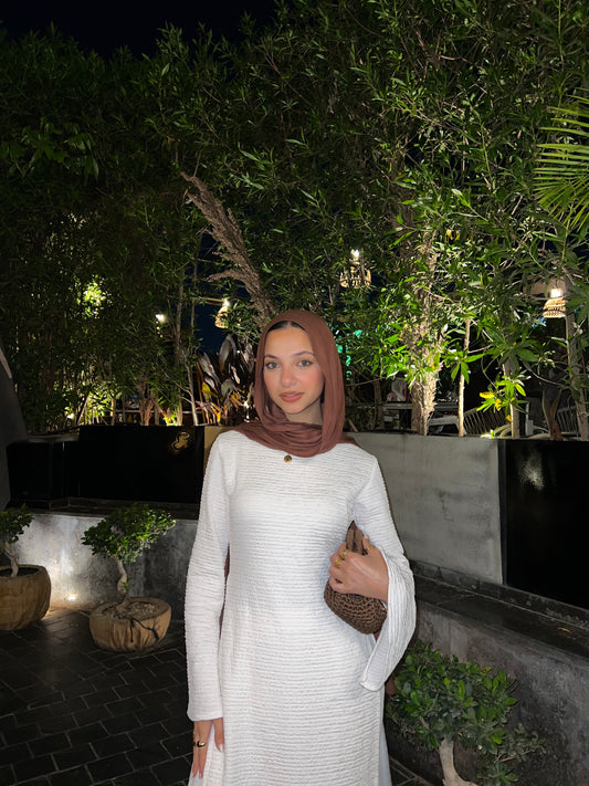 White crushed blouse