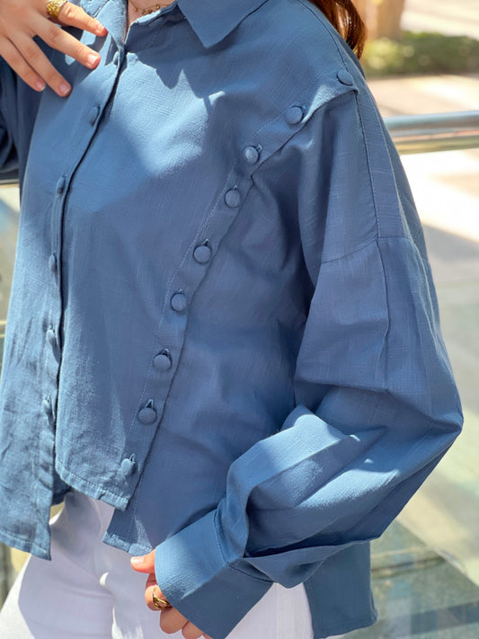 Azure Muze Blouse