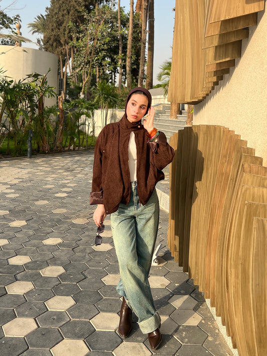 High Neck Collar With Zipper